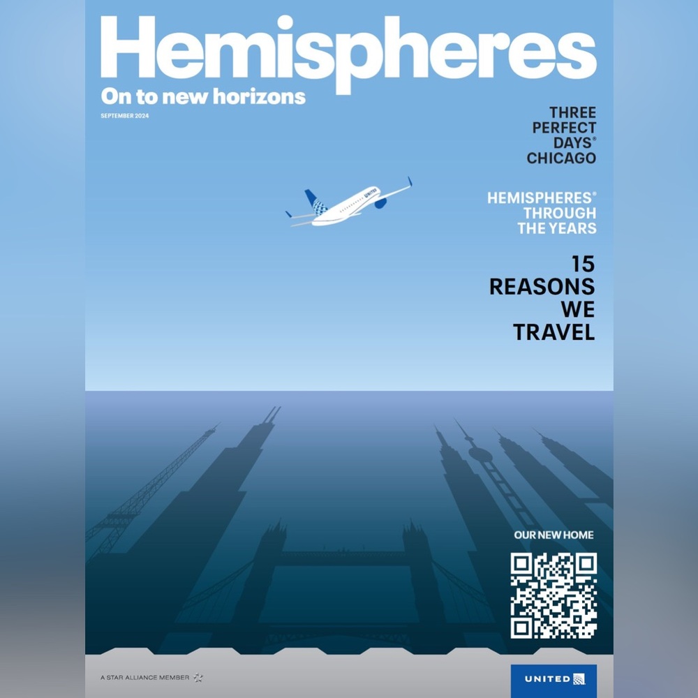 United Airlines Hemispheres In-Flight Magazine - September 2024, Limited Edition